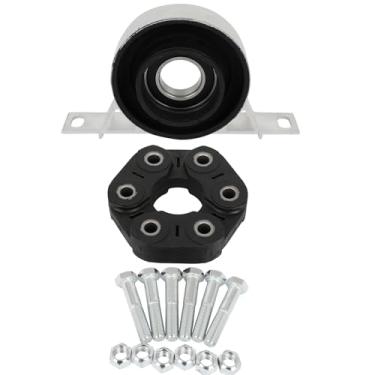 Imagem de SCITOO 26117511454 Junta de disco flexível de eixo de transmissão e rolamento de suporte central apto para BMW 318ti 323Ci 325Ci 325e 328i 330xi 525i 733i 735i M3 X5 Z4, adequado para Volvo 240 745