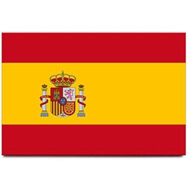 Imagem de Magnet Sv - Imã de Geladeira Nacionalista com Bandeira da Espanha, Lembrança de Viagem de Barcelona a Madrid, 2" x 3" (50 mm x 75 mm), 1 Unidade