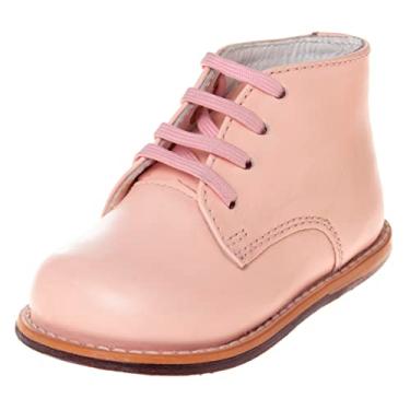 Imagem de Tênis de caminhada unissex Josmo Baby First Walker, sapato para bebês First Walker, rosa, 5 Toddler