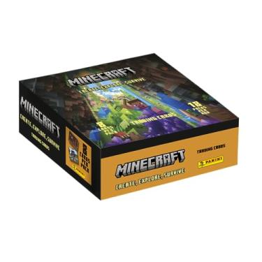 Imagem de Panini Minecraft Trading Cards 3-Create, Explore, Survive Box of 18 Pockets, 004734BOX18F