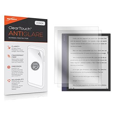 Imagem de BoxWave Protetor de tela para Onyx Boox Note Air [ClearTouch Anti-Glare (pacote com 2)] Película fosca anti-impressão digital para ônix Boox Note Air