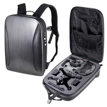 Imagem de PONYRC Capa rígida portátil para drone DJI FPV, mochila à prova d'água à prova de choque para drone DJI FPV Racing Drone, óculos V2, controle remoto 2, controle de movimento, bateria e acessórios