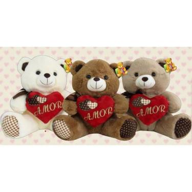 Imagem de Pelucia Urso Cor Sortidos Fe7102 A Unidade - Fizzy Roys