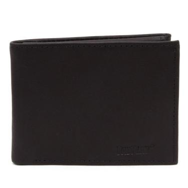 Imagem de Carteira Slim Casual Em Couro Masculino Lisa Basica Com Porta Documentos