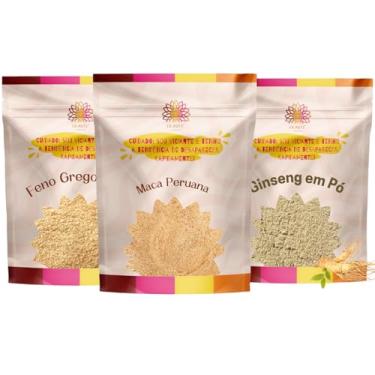 Imagem de Kit Potencial Vital PRO Ca.Nuts — Maca Peruana, Ginseng e Fenn.-Greek Pó | Performance e Energia Natural