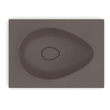 Imagem de Kit 2 Cubas De Sobrepor 62x44,5cm Ruy Ohtake Roca Café