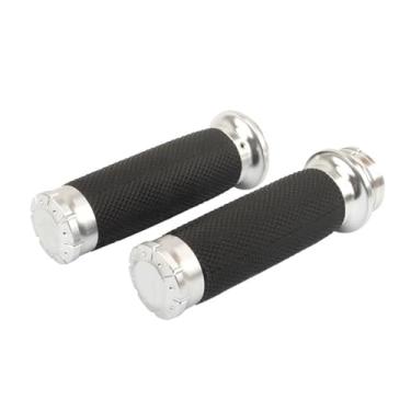 Imagem de MHMMX Acelerador de guidão para motocicleta de rua preto de 25 mm para Harley Davidson Halley Glides Sportster Touring Dyna Softail Xl883 1200 (D Preto)