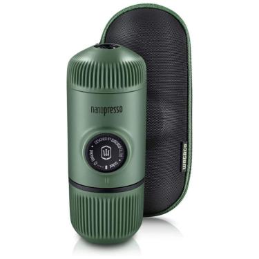 Imagem de Cafeteira Elétrica Expresso Portátil 261 PSI 15,6cm 80ml de Água Mini Manual Musgo, Musgo, WACACO, Verde Musgo