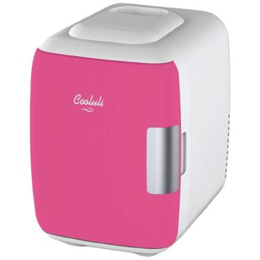 Imagem de Mini Geladeira Automotiva Aquece e Gela 4 Litros 6 Latas 12V, 110V, USB Cabos Incluídos