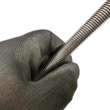 Imagem de Barra Roscada 1/2 Polegada x 1 Metro Metal Aço Carbono Zincada Serralh