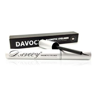 Imagem de Davocy Delineador Magnético Para Cílios, Fixação Forte, Sem Látex, À Prova D'Água, Olhos Sensíveis, Cola, Super Grande Capacidade, 6 Ml 0,18 Oz