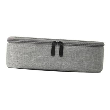 Imagem de Ysyqkn Estojo para Transporte de Esmaltes, Organizador de Viagem para Esmaltes, Comporta 30 Frascos, Portátil, Porta-esmaltes para Cosméticos de Viagem, Cinza