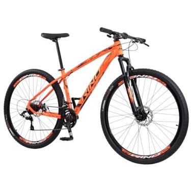 Imagem de Bicicleta Rino Start RX 1.4 MTB Aro 29 Alumínio 24 Marchas Freio a Disco Suspensão Dianteira (Laranja Neon, 19)