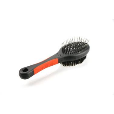 Imagem de Escova Dupla Napi Black - 21cm Plástico e Aço 1 Unid.