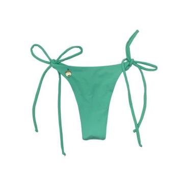 Imagem de Calcinha Lacinho Fio Dental - AC Biquínis, PP, Verde água