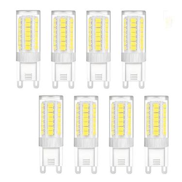 Imagem de Lâmpada LED Regulável 8Pcs G9 5W-22W 220V Sem Cintilação 360 graus Âng