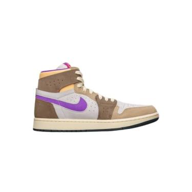 Imagem de Nike Tênis masculino Jordan 1 High Zoom Air CMFT, Palomino/cor melão/frutas silvestres, 45