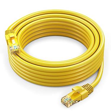 Imagem de Cabo Ethernet Maximm Cat6 30 pés, Amarelo, 30 feet