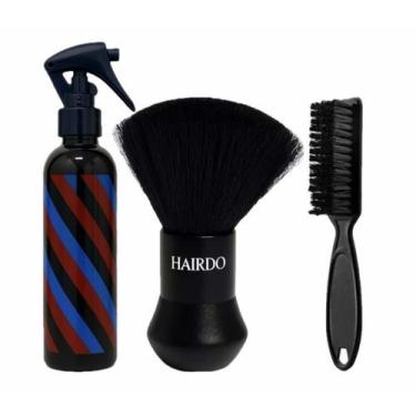 Imagem de Espanador Bolinha + Escova Disfarce + Borrifador Barbearia - Barbersho