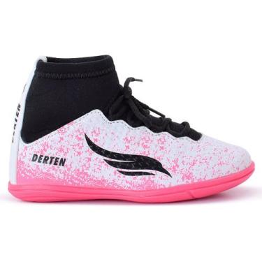 Imagem de Chuteira Futsal Infantil Botinha Quadra Tênis Salão Liso Original - De