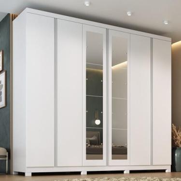 Imagem de Guarda-roupa Casal com Espelho Monte Carlo - Maxel