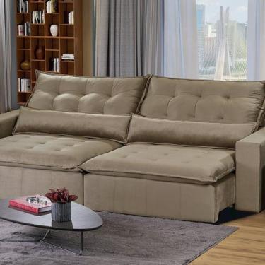 Imagem de Sofá Bahia Modular 6 Lugares 290cm com Molas Retrátil e Reclinável - Y