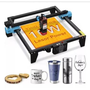 Imagem de Maquina Gravadora Impressora Laser Corte Cnc Two Trees Wi-Fi 80w 30x30