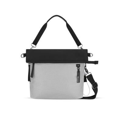 Imagem de Sherpani Vale, Bolsa Crossbody Antifurto Versátil, Bolsa Tote Fashion, Bolsa de Ombro de Viagem, Bolsa Feminina com Detalhes em Metal, Presente de Viagem (Sterling)
