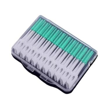 Imagem de Palitos De Fio Dental Ultrafinos 200 Unidades Para Limpeza Dos Dentes 