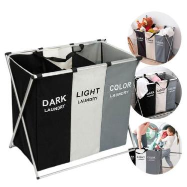 Imagem de Cesto Organizador de Roupa Suja para Armazenamento Eficiente - Luatek