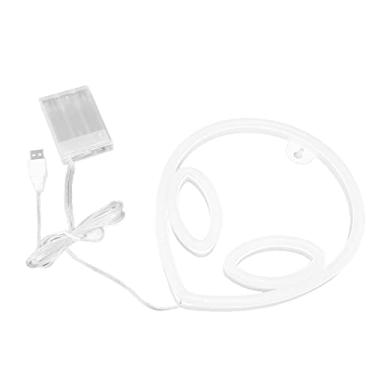 Imagem de FTVOGUE Alien Neon Sign Green LED Alien Neon Light Usb Battery Operado para Decoração de Bar de Quarto Com Orifícios Pendurados para Decoração de Parede (Olhos azuis + rosto rosa)