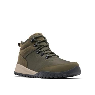 Imagem de Columbia Bota masculina Fairbanks Mid para caminhada, Verde oliva/sol do deserto, 46