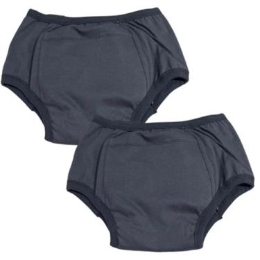 Imagem de Kit Roupa Intima Treinamento Cueca Calcinha Desfralde Incontinencia Urinária Segura Escapes Xixi Criança Grande Juvenil Absorvente Incontinência Urinária Preto (14)