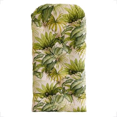 Imagem de Almofada Confortável Impermeável P/ Poltrona Cadeira Banco Palmares Bege