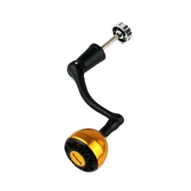 Imagem de Dynwave Substituição de cabo de carretel de pesca giratório faça você mesmo, equipamento prático e ergonômico para esportes ao ar livre, mulheres, homens, Dourado E Médio