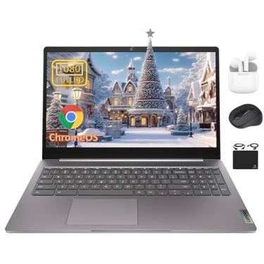 Imagem de Lenovo Chromebook Premium 15,6" Fhd Slim Light Laptop Computador Empresarial E Estudantil, Intel Celeron N4500, 4 Gb De Ram, 192 Gb De Armazenamento (64 Gb Emmc + Cartão De 128 Gb), Wifi 6, Bateria
