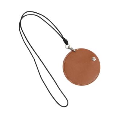 Imagem de Capas para fones de ouvido e fones de ouvido – Bolsa para fone de ouvido | Capa para fones de ouvido | Capa para fone de ouvido pequena de couro PU com cordão longo | Bolsa de fone de ouvido com botão