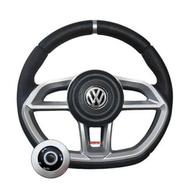 Imagem de Volante Vw Golf Gti Gol Parati Saveiro Gol Bola G2 G3 G4 - Compatível 