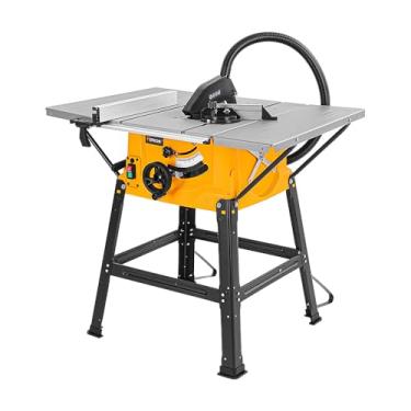 Imagem de Hoteche Serra De Mesa 10 Polegadas - Potência Elétrica 15 Amperes Com Suporte E Extensível Para Marcenaria, Carpintaria Projetos "Faça Você Mesmo"