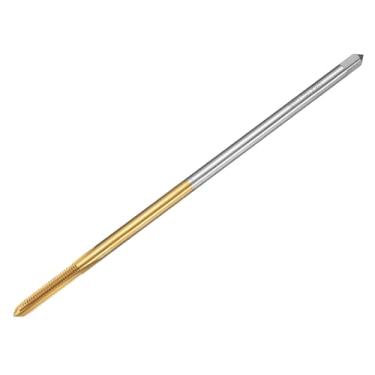 Imagem de uxcell Torneira de rosca métrica M5 x 0,8 H2 150 mm rosca reta rosca fresadora torneiras ferramenta de reparo de rosqueamento