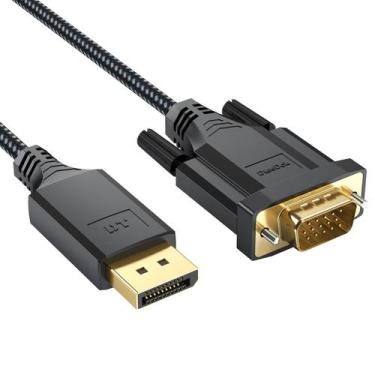 Imagem de Cabo DisplayPort para VGA DTeeDck 1,8 m macho para macho