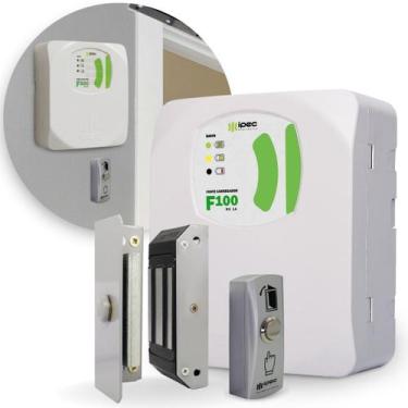 Imagem de Fonte F100 Carregador 1A Fechadura Eletroíma Botoeira Inox - Ipec