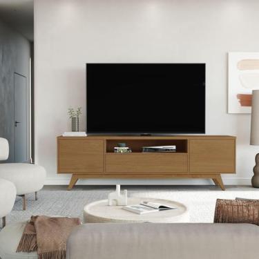 Imagem de Rack Sala Estar Valencia 1.8 com 3 Portas Home Decorativo - Mega Facil