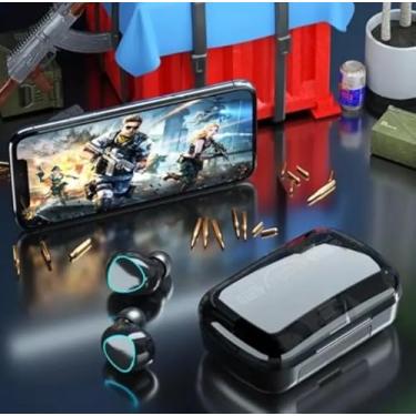 Imagem de Fone de Ouvido Bluetooth M10 Sem Fio com Touch e Display LED – Microfone e Case Recarregável