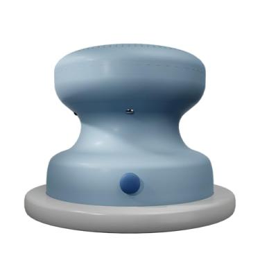 Imagem de cellhelmet Mini alto-falante magnético compacto sem fio Bar Audio com áudio potente, resistência à água IPX5, vida útil da bateria de 6 horas e suporte compatível com MagSafe em cinza ardósia e azul