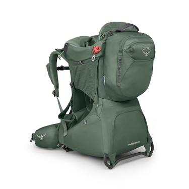 Imagem de Osprey Mochila infantil premium Poco – Mochila infantil de luxo para caminhadas com para-sol embutido, mochila removível e ajuste ajustável – conforto premium para pais e filhos, verde koseret