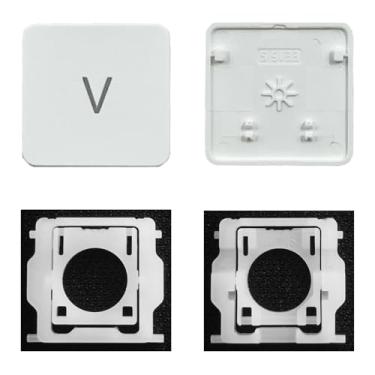 Imagem de GRMTRV Dobradiça individual de substituição para teclado Magic A2438 A2439 A2449 A2450 A3118 A3203 2021-2024 Ano (V)