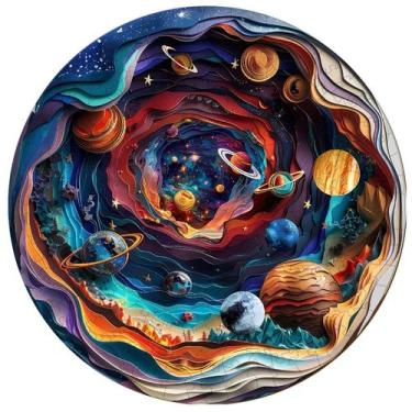 Imagem de Quebra-cabeça de madeira Jollitot 300 peças para adulto com design exc