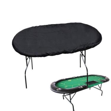 Imagem de Capa de mesa de poker WINCOVER impermeável 244x112cm preta