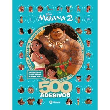 Imagem de 500 adesivos Moana 2